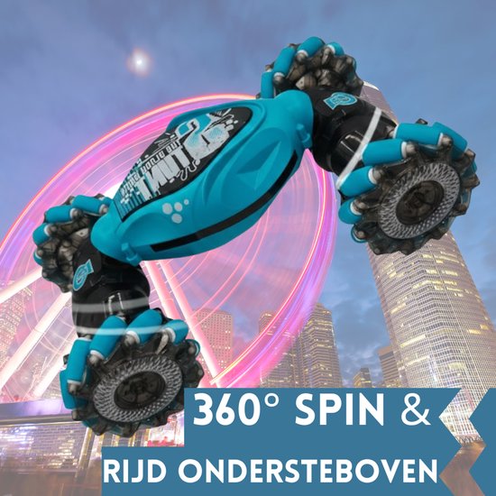 Bestuurbare Auto Stunt Editie – RC Auto - Met Hand Afstandsbestuurbare Auto – Radiografisch – Voor Jongens en Meisjes – Race Auto 360 Graden - Met Extra Accu