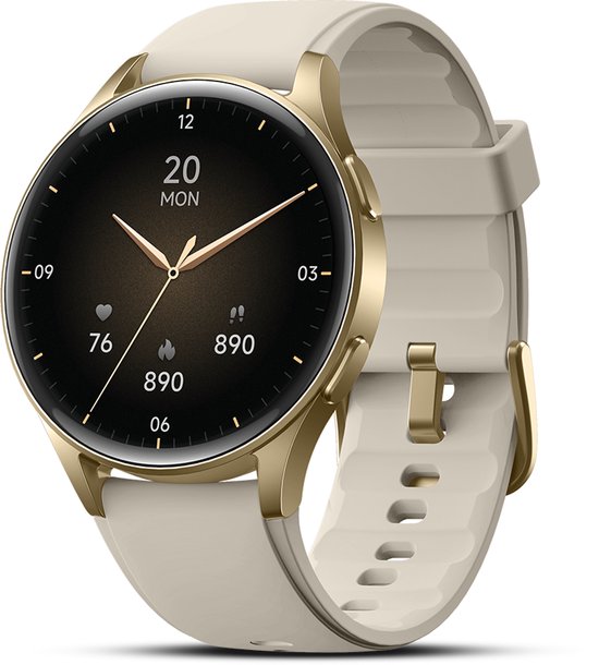 Otiume Zenith GTX05 – Smartwatch – 45mm Amoled Display – GPS – Bluetooth bellen – Goud