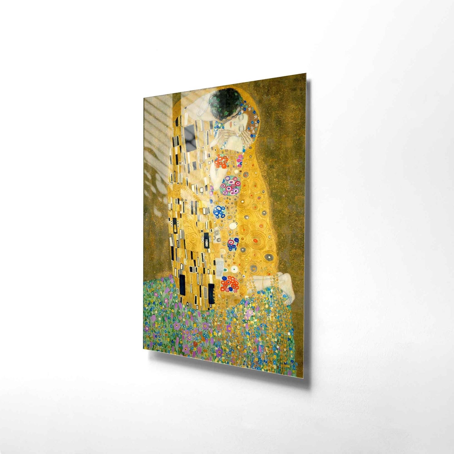 Bozeman Decoratief schilderij van gehard glas - 50 x 70 cm - Veelkleurig