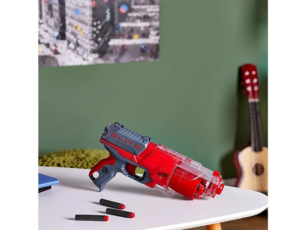 Nerf N-Strike Elite Disruptor Blaster - 6 Pijltjes - Afmetingen 32 x 8 x 23 cm - Blauw