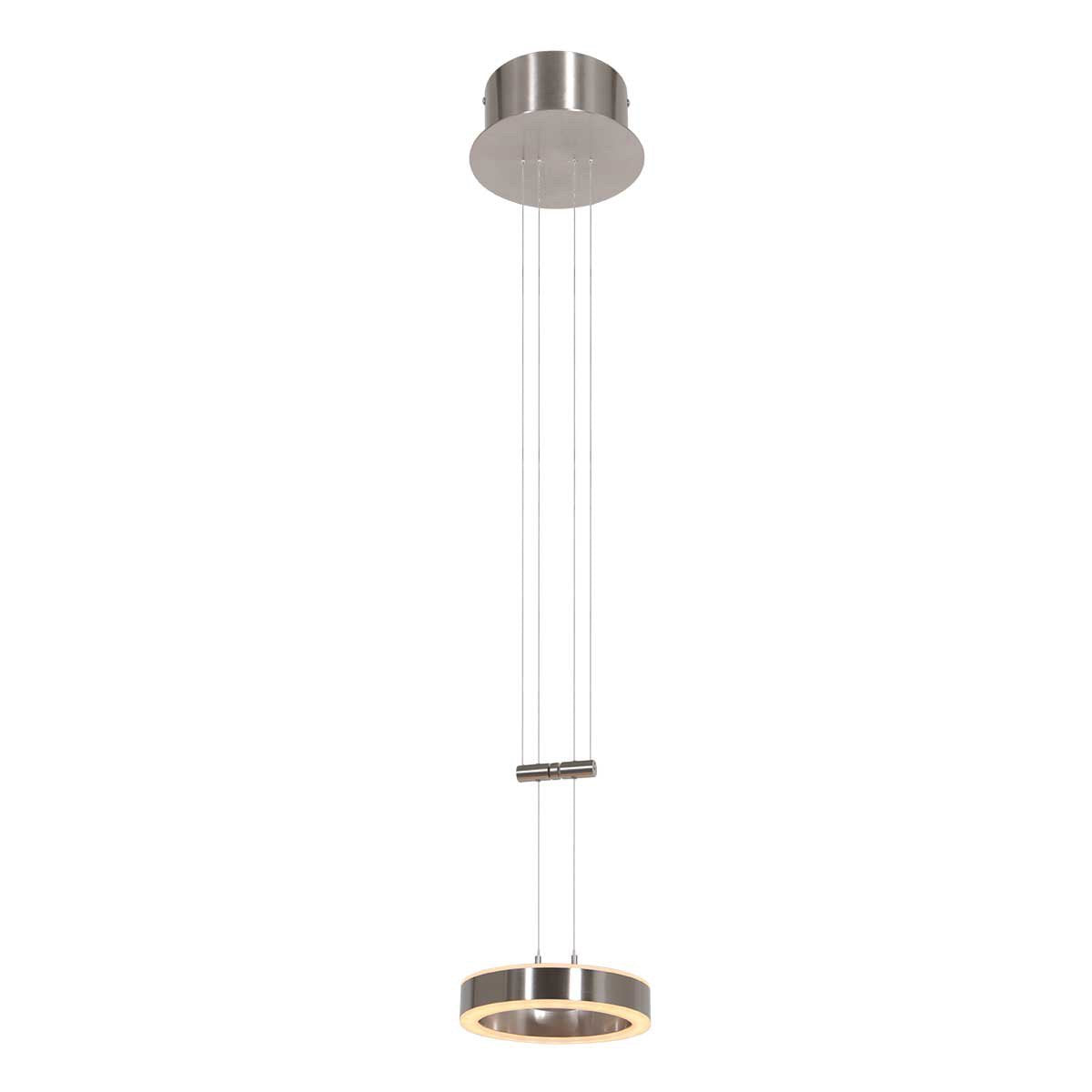 Hanglamp Piola 3500ST Staal Hoogte Verstelbaar Modern Steinhauer