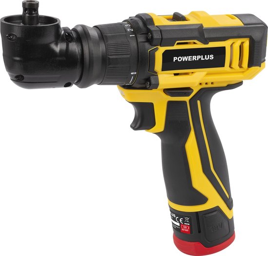 Compacte 4-in-1 multifunctionele schroevendraaier 12V POWXBOX001 – incl. batterij 12V en 2.0Ah lader