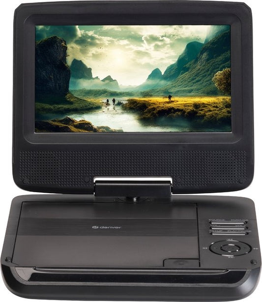 Denver Draagbare DVD Speler Auto - 7 inch - Incl. Hoofdsteunhouder - USB - Draaibaar Scherm - MT792