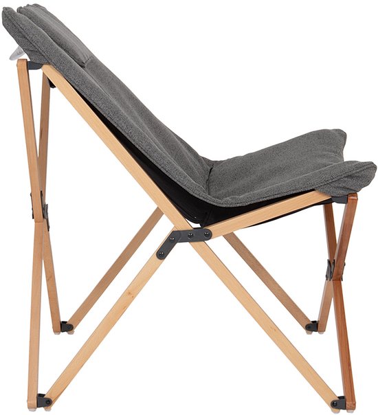 Bo-Camp - Urban Outdoor - Relaxstoel - Wembley - M - Nika - Grijs