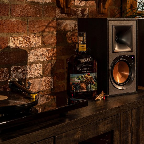 Klipsch R-51PM - Actieve Boekenplank Speakers - Zwart ( Per Paar )