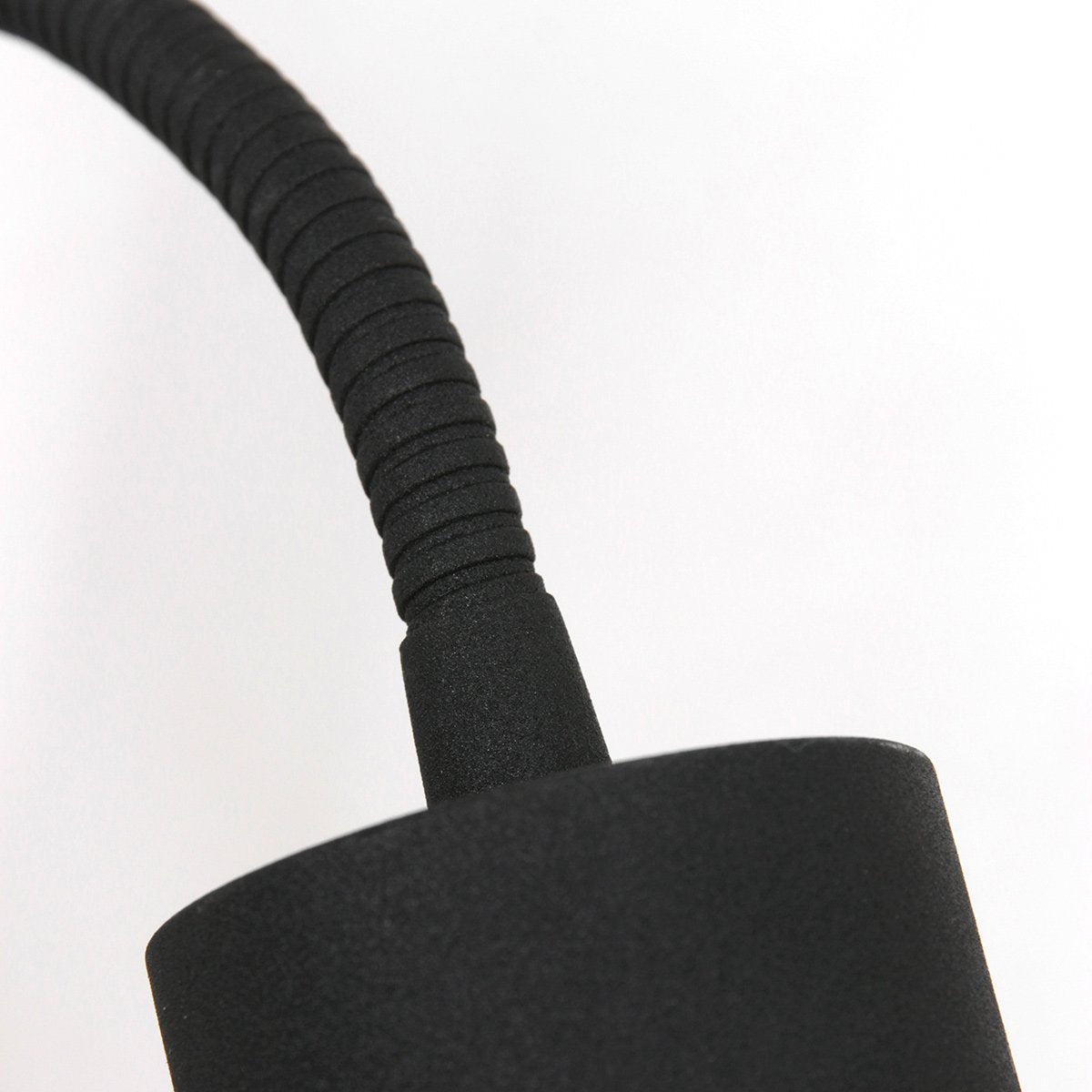 Wandlamp Natasja LED 3094ZW Zwart - Draaibaar en kantelbaar, inclusief GU10 lichtbron, gemaakt van kunststof en metaal - Steinhauer