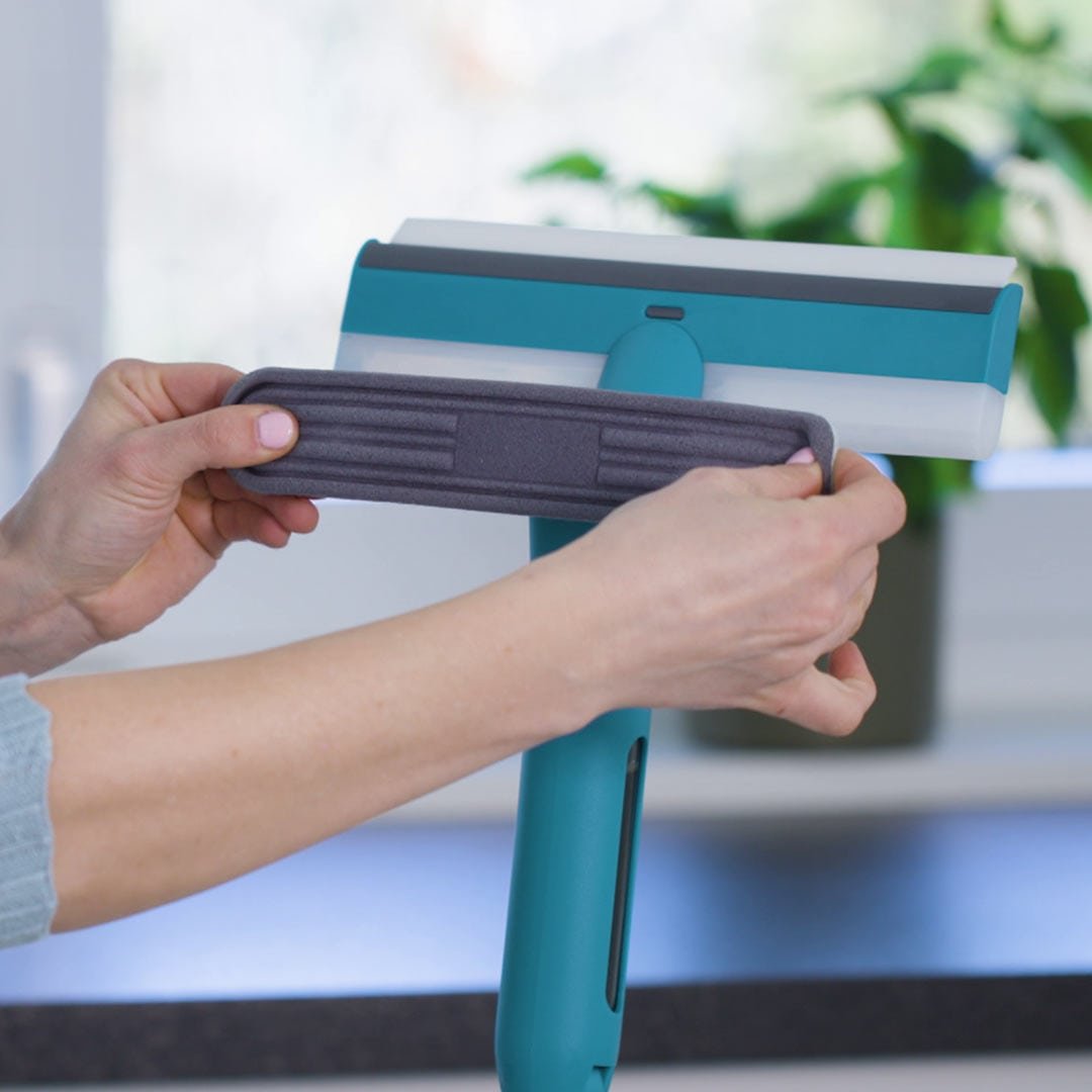 Livington WindowBuddy Vervangpads 2 Stuks - Wasbaar en Herbruikbaar - Gemakkelijk Te Verwisselen - Streeploos Resultaat