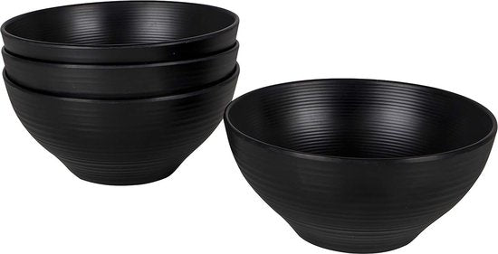 Bo-Camp - Industrial - Kom - Orville - 4 Stuks - Zwart