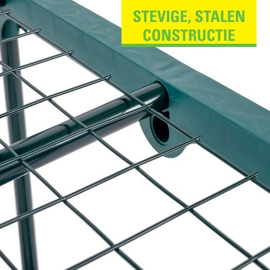 Kinzo Garden - Plastic broeikas - Serre van 4 verdiepingen - 69 x 49 x 160 cm - Groen