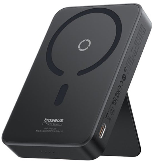 Baseus MagPro MagSafe Powerbank 20W met Standaard 5.000mAh Zwart