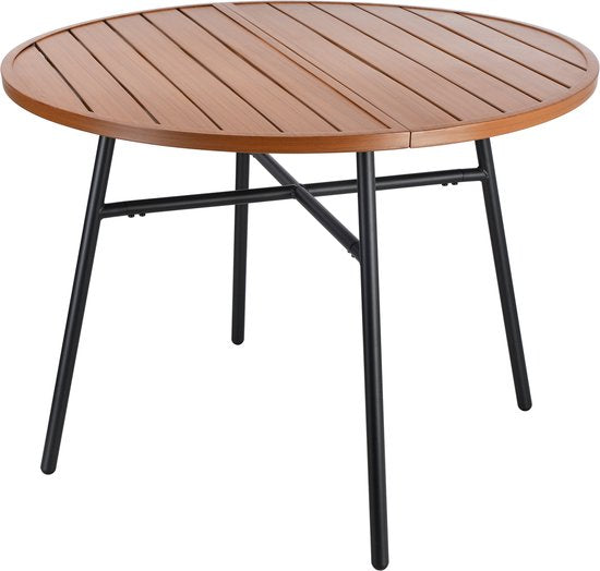 VDD - Tuintafel - Buitentafel - Ronde tafel - Aluminium - 100 x 73,5cm
