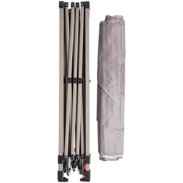Easy Up Partytent Taupe - 300 x 300 x 270 cm - UV50 - Met Draagtas