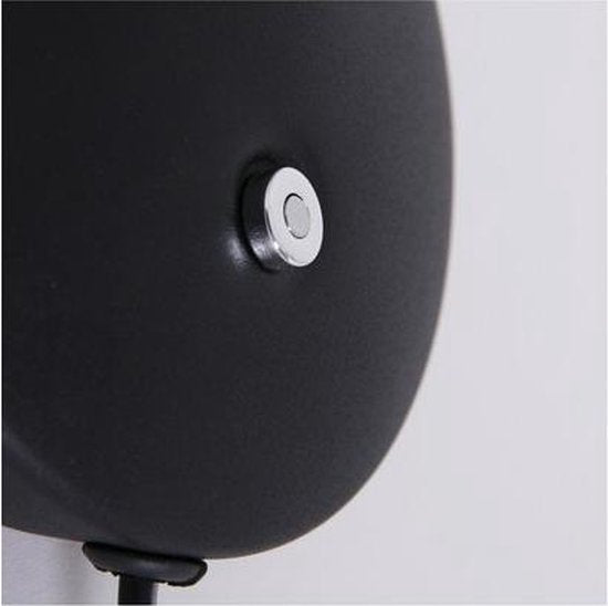Steinhauer Zenith LED - Wandlamp Modern - Zwart - H:12cm - Ø:12cm - Universeel - Voor Binnen - Metaal - Wandlampen - Slaapkamer - Woonkamer