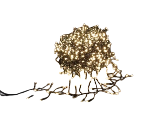 twistlight LED lichtsnoer – 18 m - 1530 warm witte leds - zwart snoer - Ø 5 mm