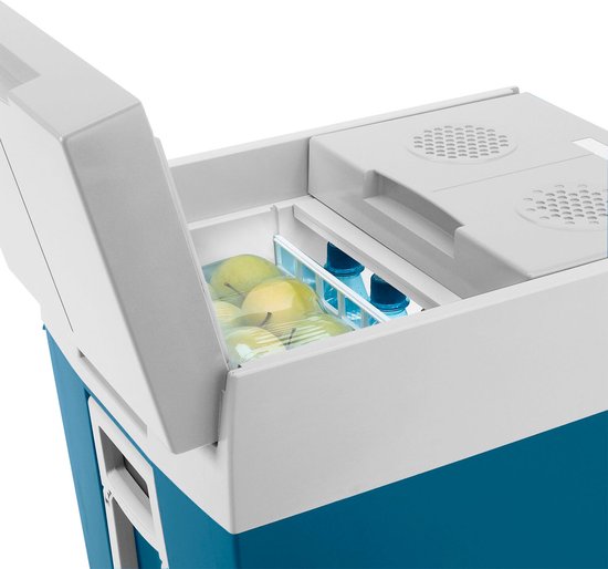 Mobicool MT48W thermo-elektrische koelbox met wielen - 48l - 12/230v - blauw/wit
