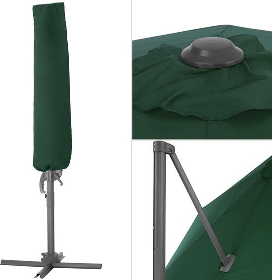 tectake- parasol Daria groen - 403134- met beschermhoes
