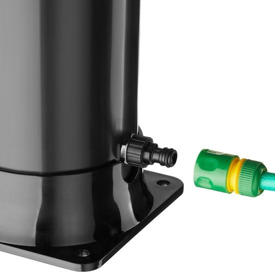 tectake - Buitendouche Orinoco 38 l zwart - 404471