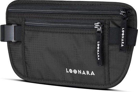 Loonara Travel Heuptas – Met Geheim Vak – Zwart – Veilig Reizen