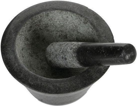 Boska Vijzel Herbs - Graniet - Met stamper - Zwart - Ø 17,5 cm