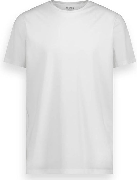 LEBASQ - Miles' T-shirt voor heren - 3 pack - Ronde Hals - Extra lang - Geschikt als Ondershirt - Wit - XXL - Katoen