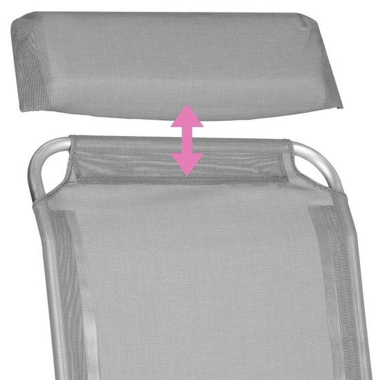 TecTake - Set van 2 klapstoelen tuinstoelen