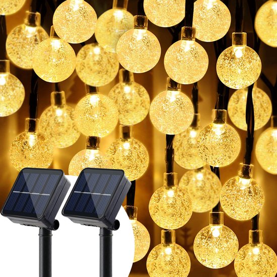 Happy Goods Solar Tuinverlichting op Zonneenergie - 100 LED (2x50)