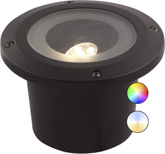 Tuinverlichting Grondspot Inbouw Zigbee 12V | Rubum | 5W 280Lm RGBW | IP67