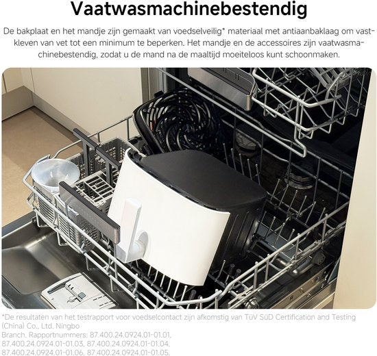 Xiaomi Air fryer XL 6,5L – 220°C – Voor 500g Friet – Zwart