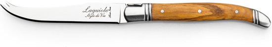 Laguiole Style de Vie Kaasmessenset Luxury Line - 3-delig - Olijfhout