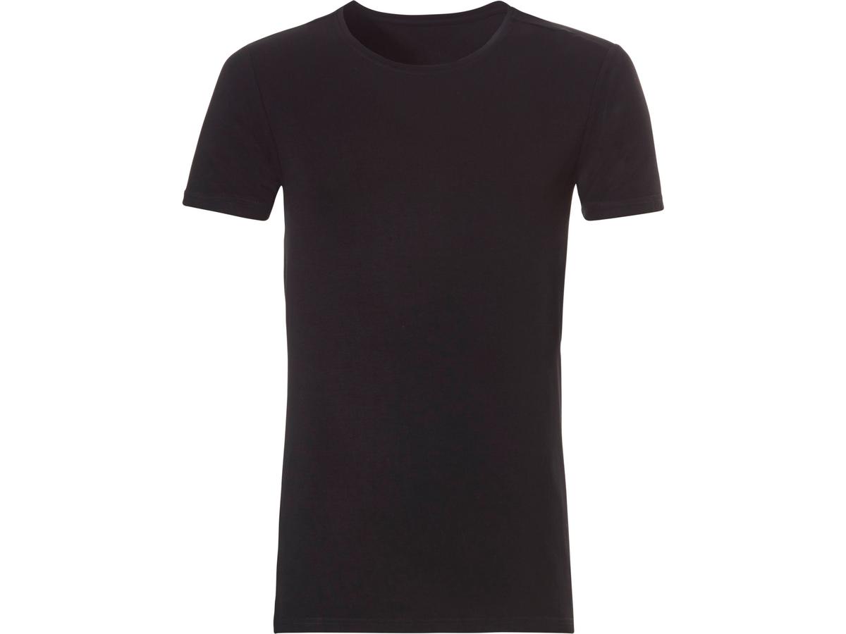 Ten Cate Bamboo Basic Heren T-Shirt - V-hals - maat S - Black