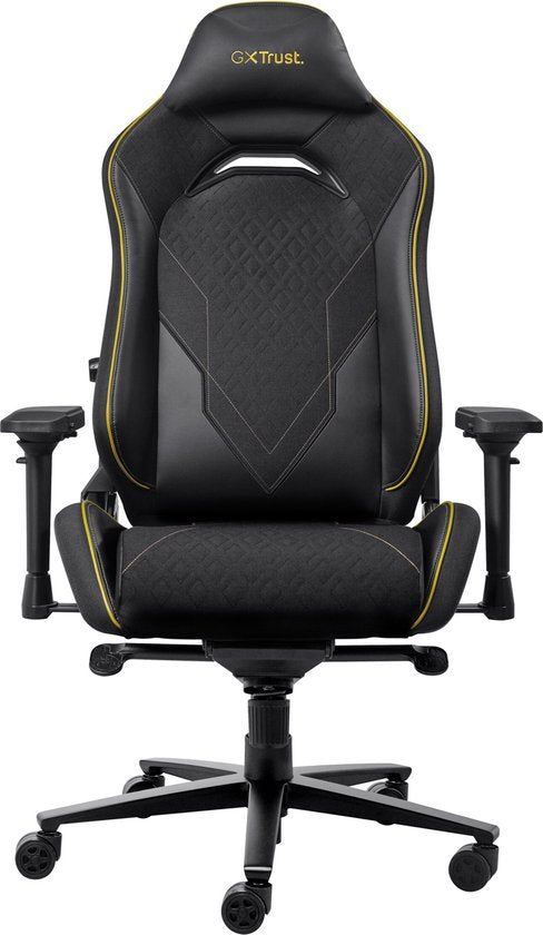 Trust GXT 721 Ruya Pro - Premium Comfortabele Gamestoel - 4D-armleuningen - Geïntegreerde Lendensteun - Verstelbaar tot 150 kg - Zwart