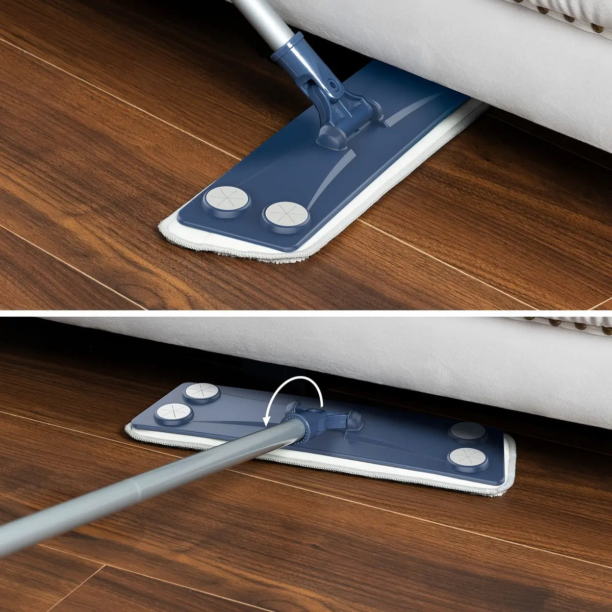 emmama microvezeldweil - 4-delig - steel 155 cm - 2 wasbare pads