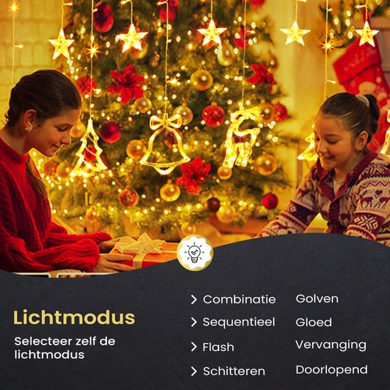 Giftmas LED Slinger kerstverlichting met verschillende figuurtjes - 2.5Meter