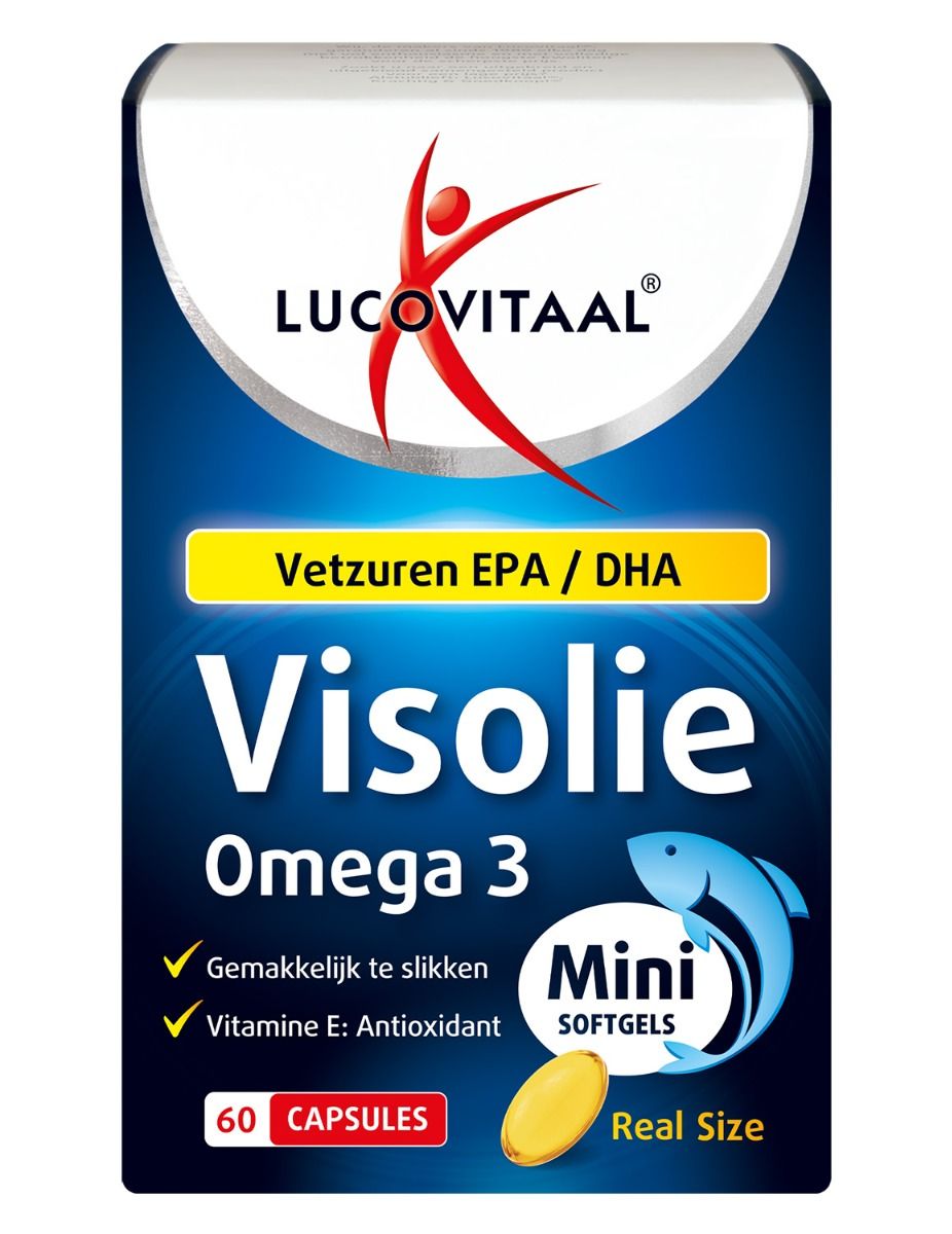 Lucovitaal Visolie Omega 3 Mini Softgels - 60 Capsules