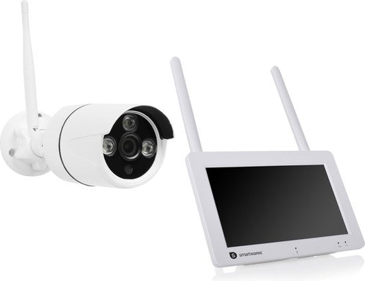 Smartwares CMS-30400 Draadloze Beveiligingscamera set – optimale beveiliging van je huis – volledig draadloos