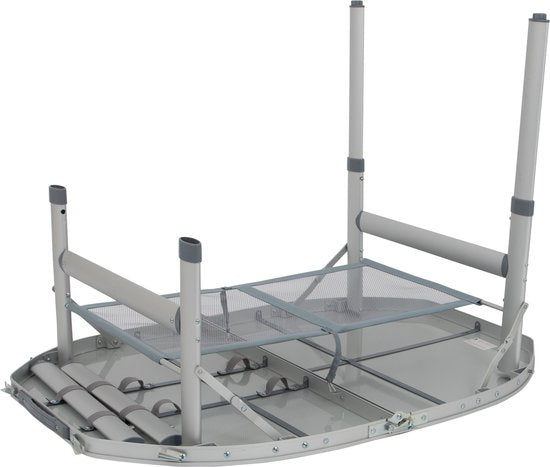 Bo-Camp - Tafel - Premium - Ovaal - Koffermodel - 100x70 cm