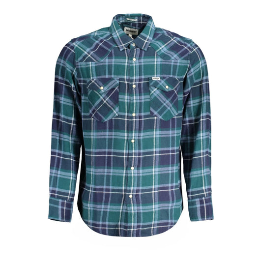 Wrangler - 2XL - Western overhemd - Groen