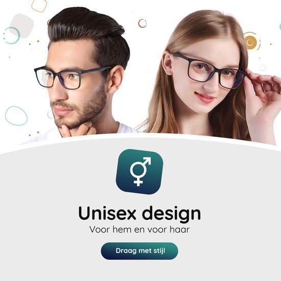 Blauw Licht Bril Zonder Sterkte - Computerbril - Blue Light Glasses - Beeldschermbril