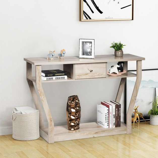 Coast Console Tafel met Lade en Plank - 3 Laags - Modern