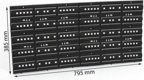 Gereedschapswand opbergrek gereedschap + schroeven mutifunctioneel 31delig 80 cm breed