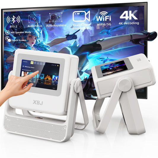 XBJ outdoor-projector met touch-tablet - 300-inch reusenscherm voor thuisbioscoop