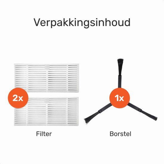1x borstel + 2x filters - Onderdelen - Ecopulse - Skoov