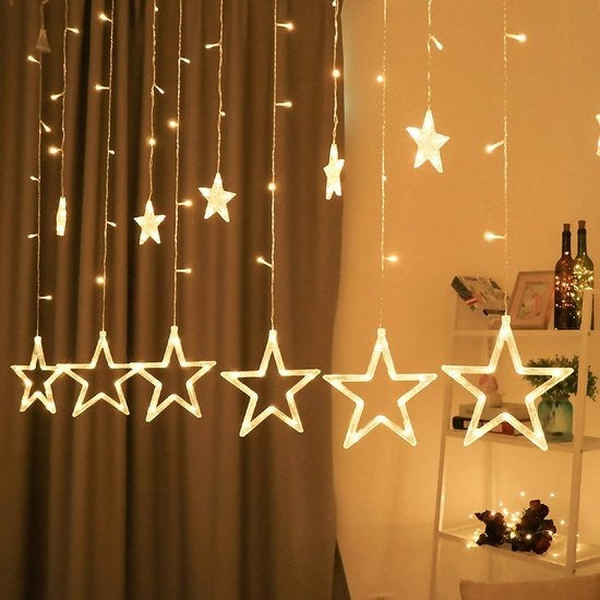 Giftmas Sterrengordijn - Kerstverlichting - 2.5m