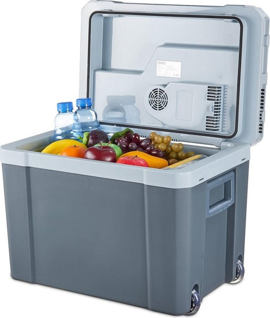 MOA Elektrische Koelbox – Warmte- & Koelfunctie – 12V/230V – 40 Liter – 39 x 29 x 58 cm – Grijs
