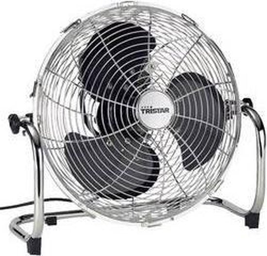 Tristar Vloerventilator 30 cm – 3 Snelheden – Boxventilator – 130° Kantelbaar – Metaal – VE-5933