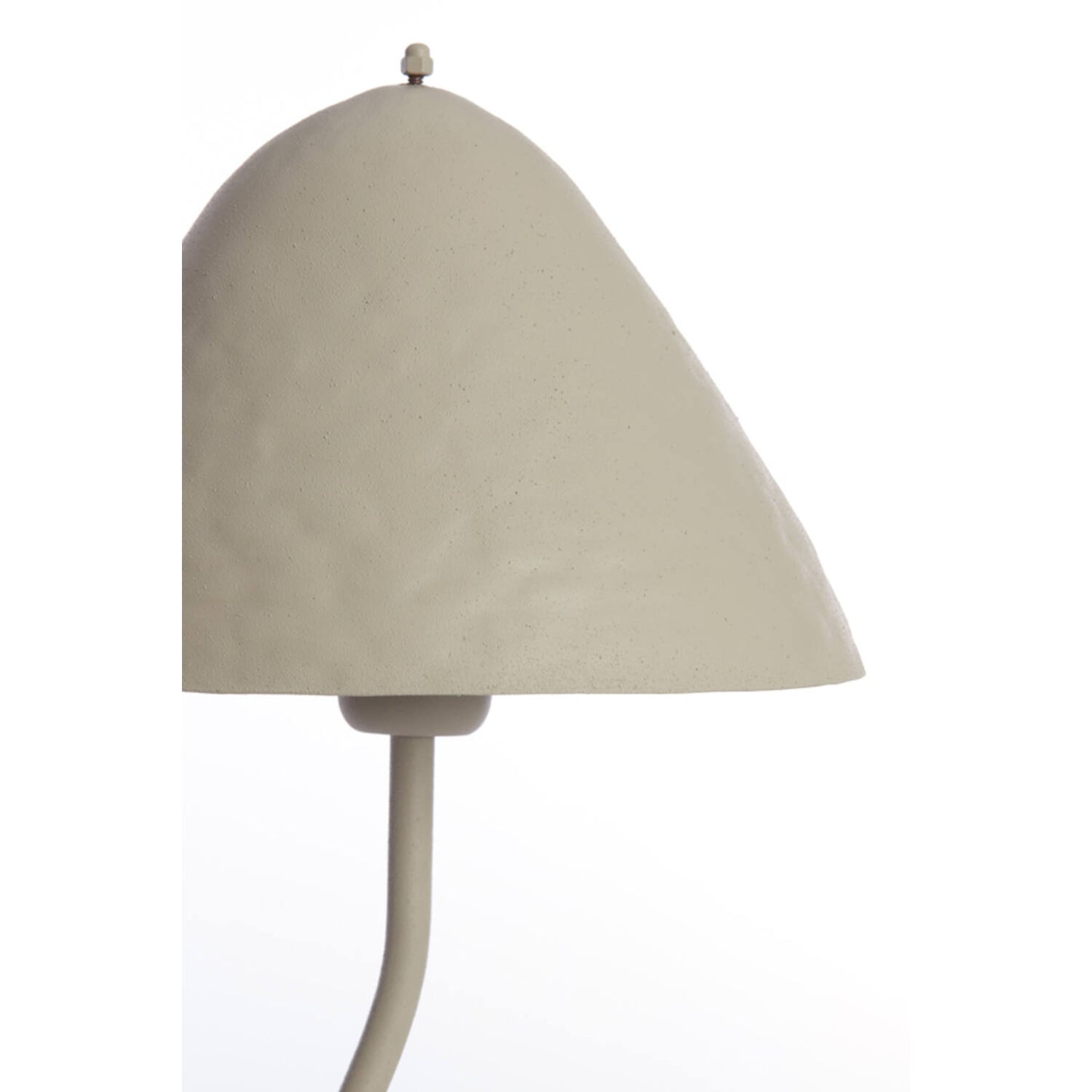 Light & Living ELIMO Tafellamp Ø25x67 cm – Mat Lichtgrijs – Modern Metaal – E27