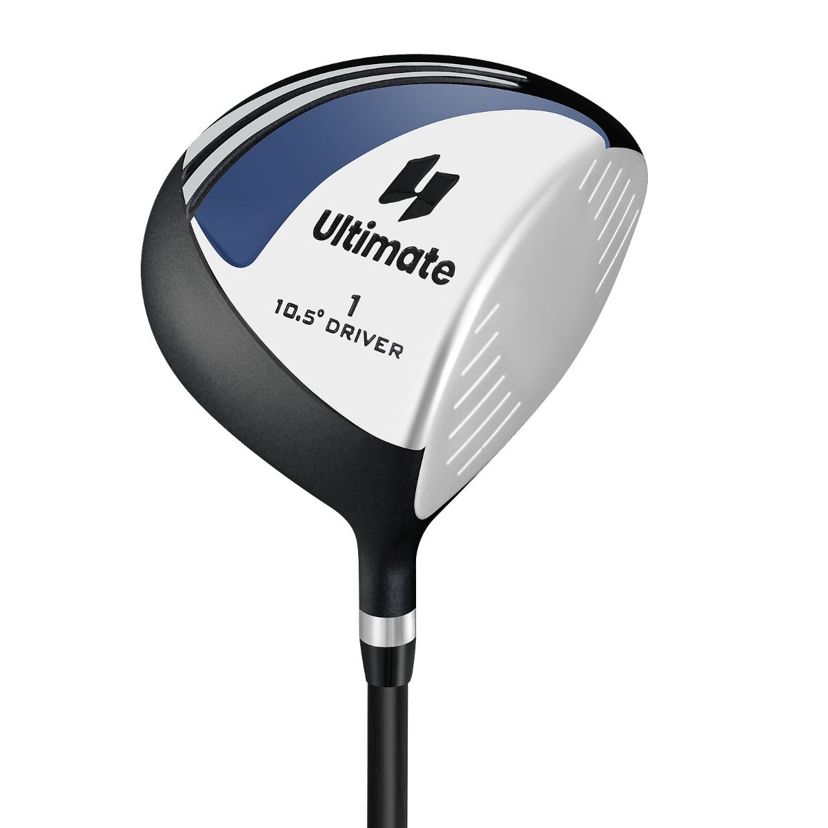 Coast Golfdriver voor Heren - 460 cc clubhoofd - Grafiet shaft - Zwart en Zilver
