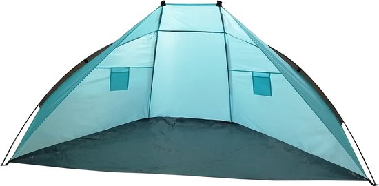Summertime Beach Shelter - strandtent blauw - incl. scheerlijnen
