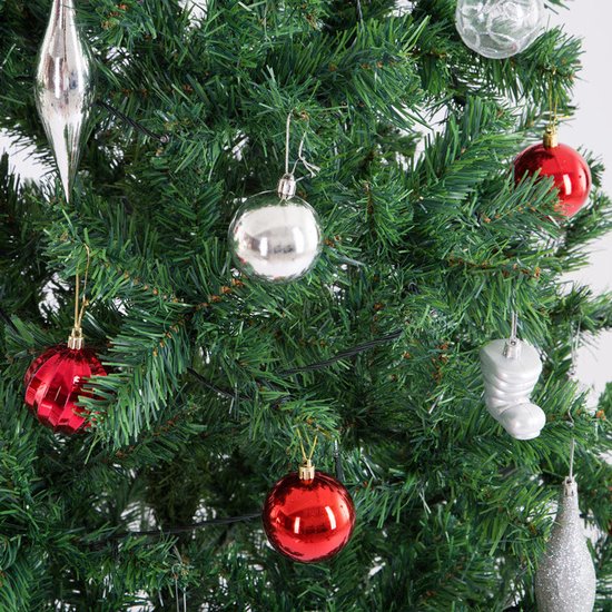 Casaria Kerstboom 180 cm – Incl. LED Kerstverlichting PE Groen