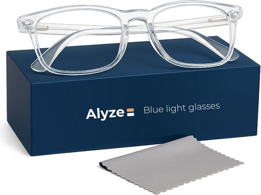Alyze Blauw Licht Bril - Computer beeldscherm - Zonder sterkte met filter - Blue light glasses